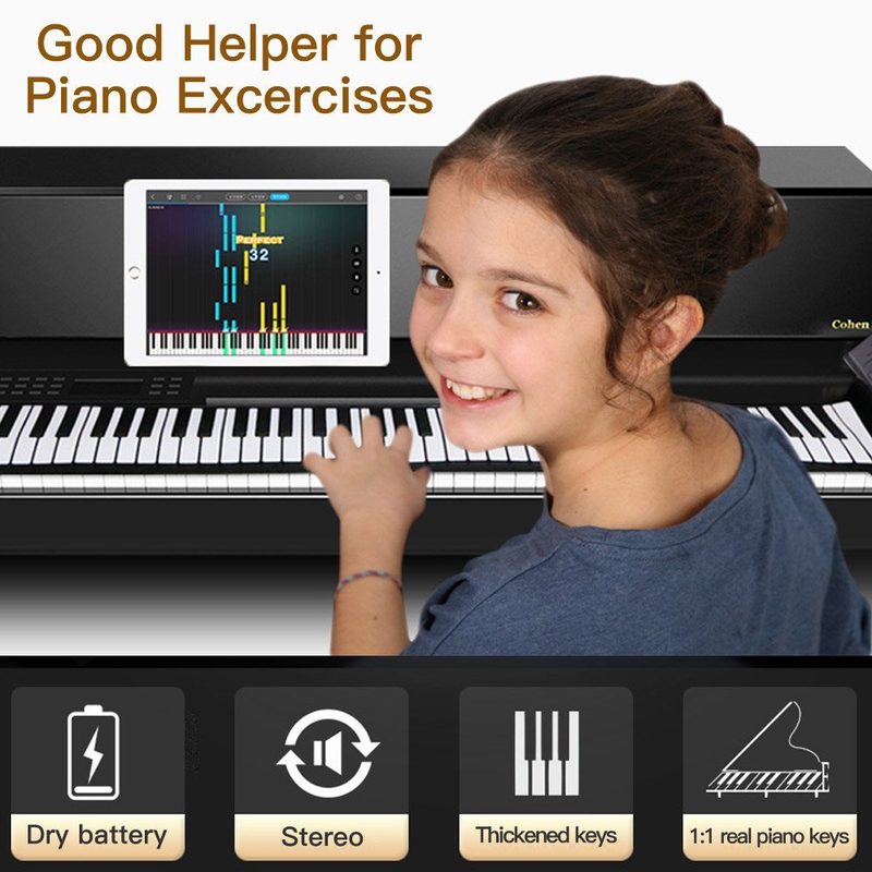 Illustration for article titled ONLY $28.5 you can get a perfect electronic piano keyboard for your children piano practice